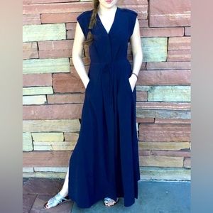 Athleta Navy Maxi Dress